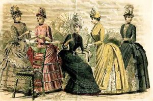 Fashion plate 1880s. Flickr/Sacheverelle