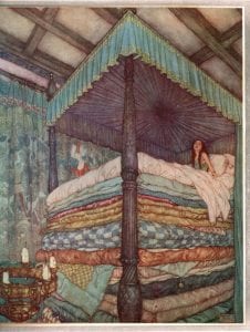 Princess and the Pea by Edmund Dulac